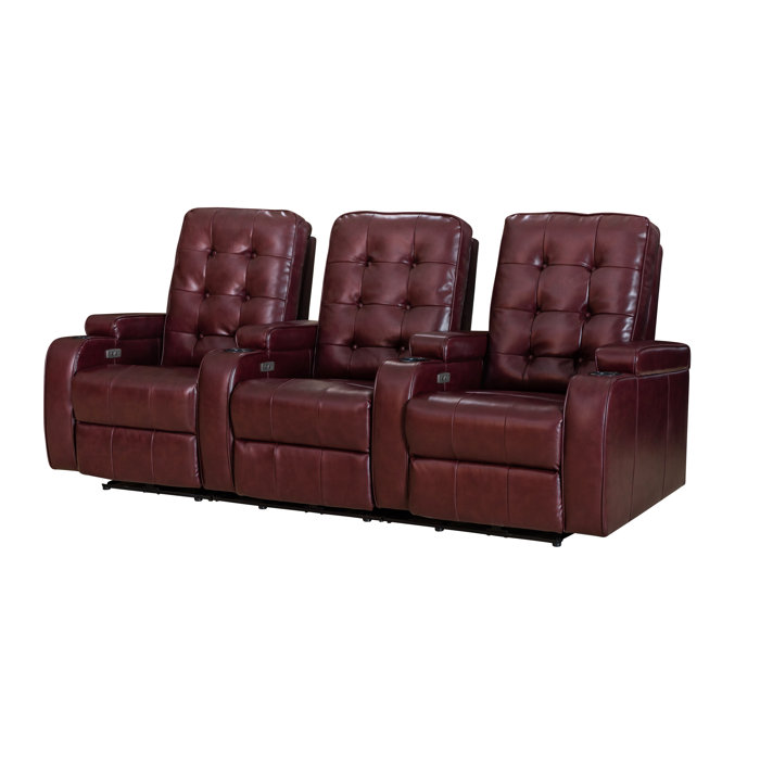 Latitude Run® Upholstered Home Theater Seating Wayfair